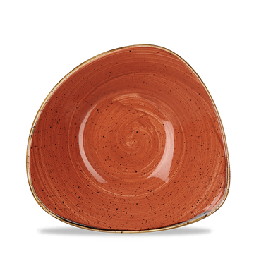 Spiced Orange Triangle Bowl 18.5cm